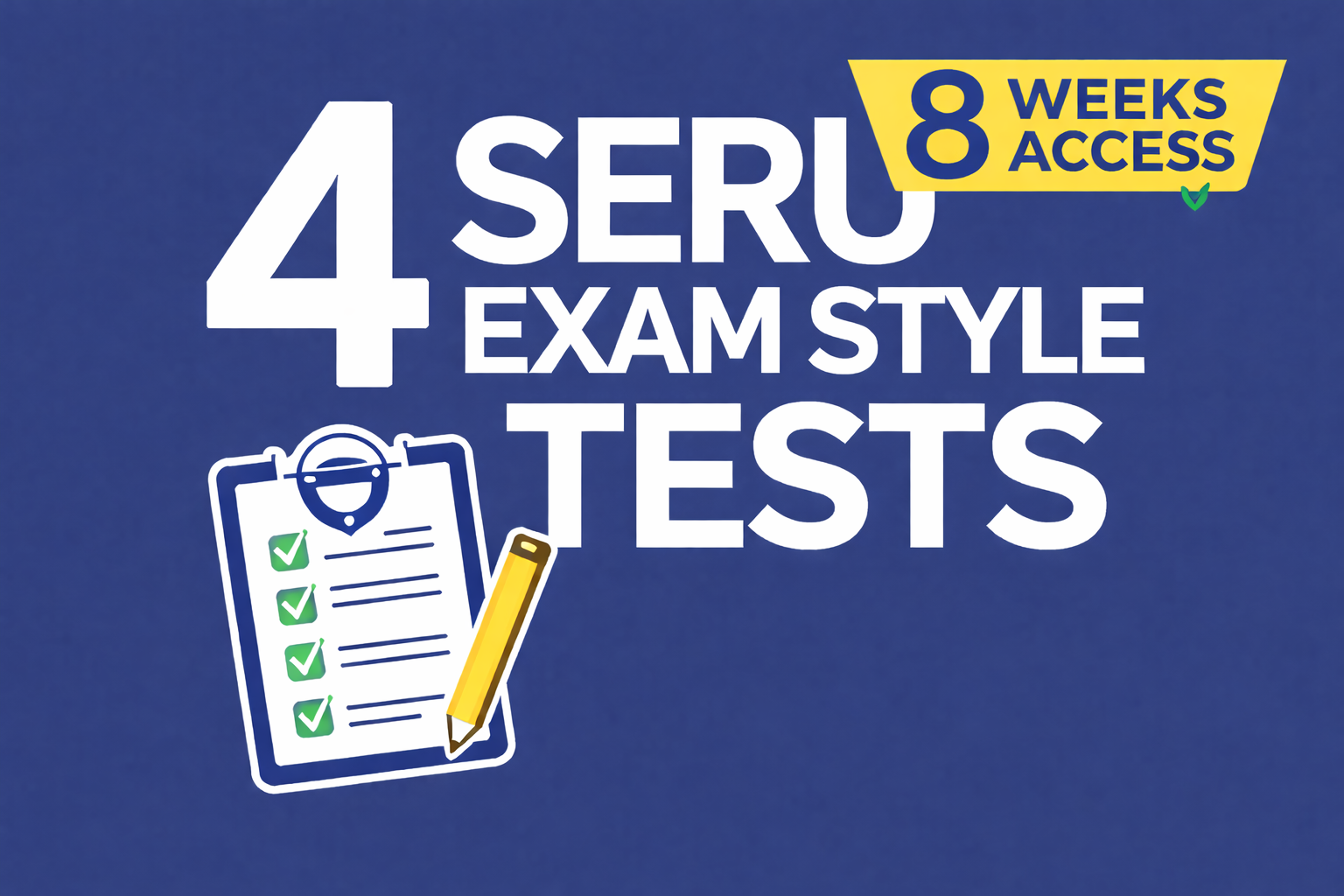 8-Week Full Course Access + 4 Mock Exams